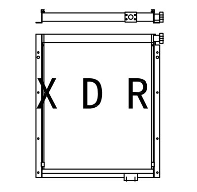  Hydraulic Oil Radiator for Excavator Hitachi470