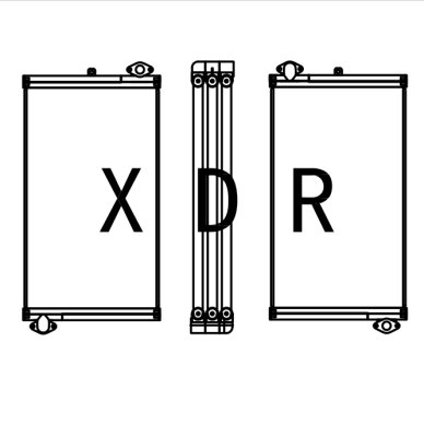  Caterpillar 325D Hydraulic Oil Radiator