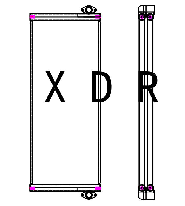 Hydraulic Oil Cooler for Excavator Kobelco350-9
