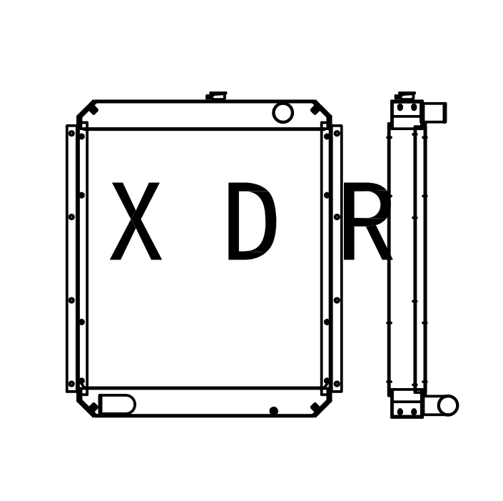 Hitachi-300 Radiator 