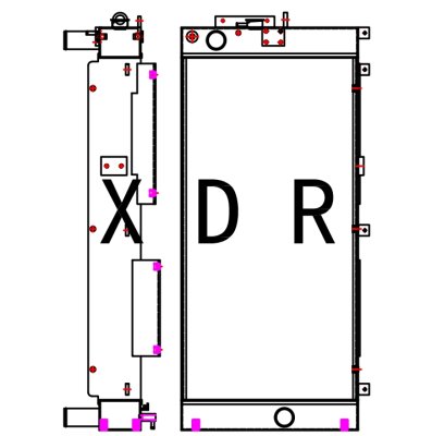 Water Radiator For Hyundai305-9VS