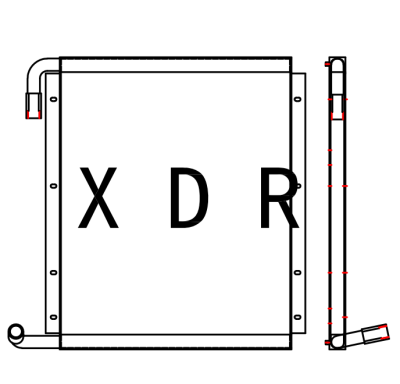 Hydraulic Oil Cooler for Excavator Kobelco450