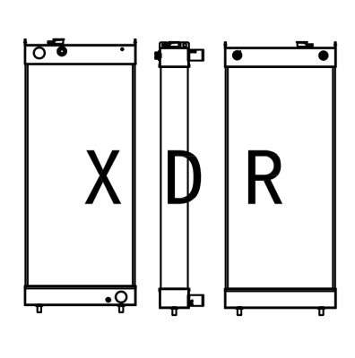 Water Radiar For Kobelco460-8 Excavator