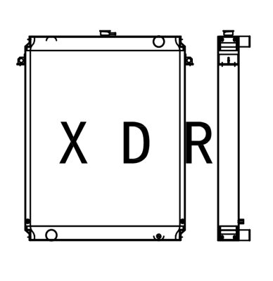 Water Radiator For Kobelco200C1 Excavator