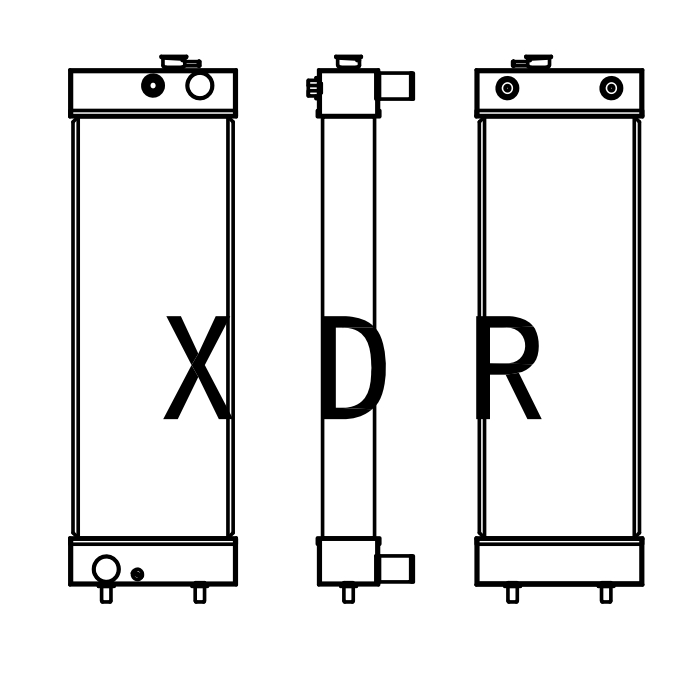 Water Radiator Compatible With Kobelco210-8 Excavator ● Water radiator is an all aluminum plate-fin heat exchanger, designed as an exact fit, OEM replacement for excavators with famous brands in the world.. ● It is built using our most durable heat exchanger design that is capable of withstanding tremendous heat and pressure. Plate-fin heat exchanger, under higher pressure. ● Our radiators are made of high-quality aluminum, which improves heat dissipation efficiency and ensures that your equipment works nor