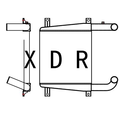 Air Radiator for Excavator Cat:330D2/329