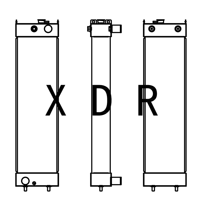 Water Radiar For Kobelco250-8 Excavator
