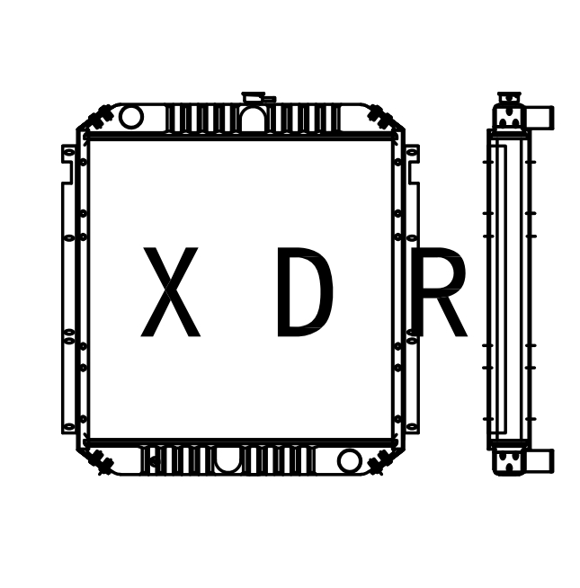 YXC320A Water radiator