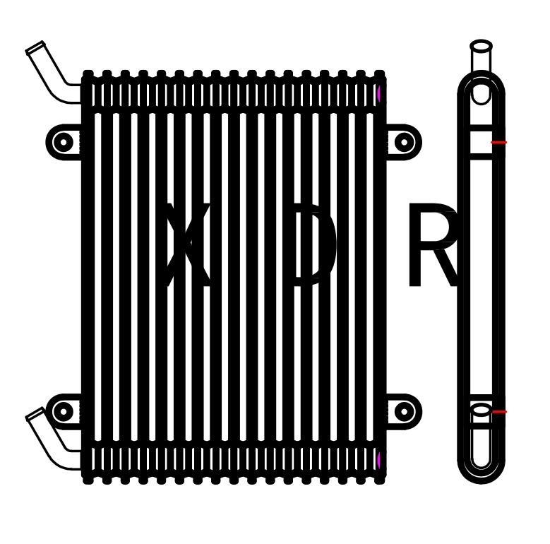 radiator for Hitachi650/470-3