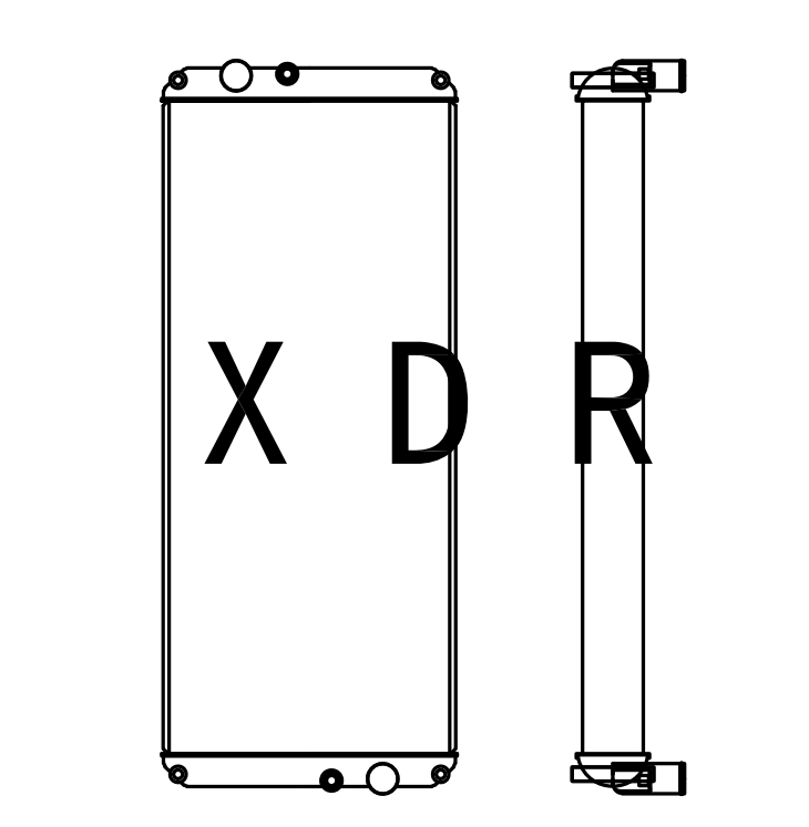 Radiator for CAT. Model：777E 