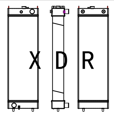 Water Radiator For Kobelco250-10
