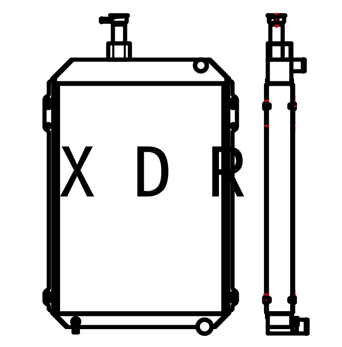 Water Radiator For Kobelco75-60SR Excavato
