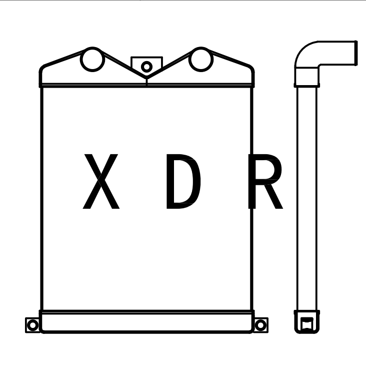 Air radiator for CaterpillarYXC336D