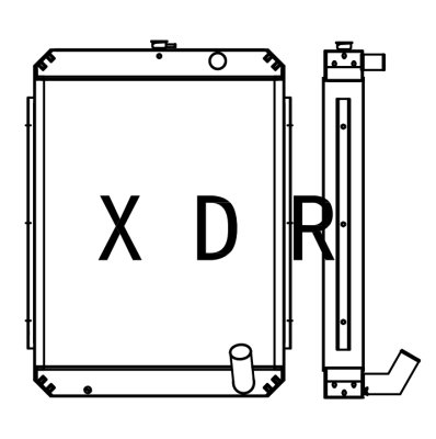 Water Radiator Compatible With Hyundai260