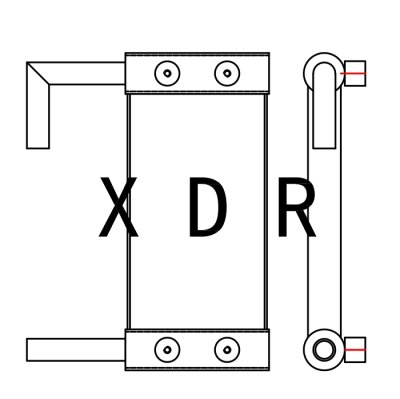  Hitachi40 Hydraulic Oil Radiator 