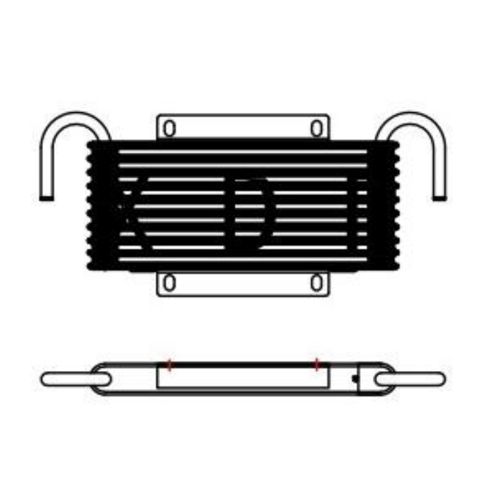 Sany 365-10 radiator 