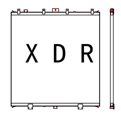 Hydraulic Oil Radiator for Caterpillar 988F