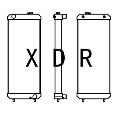 radiator for YXC323D
