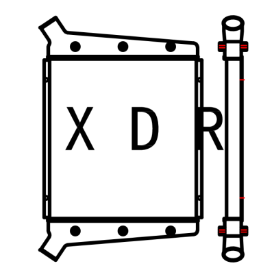 Air Radiator Fit With Kobelco450-8