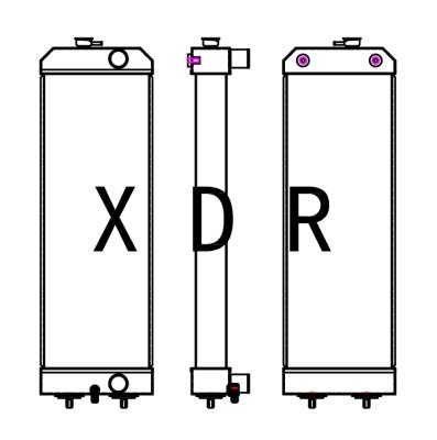 Caterpillar YXC315D-312D Radiator
