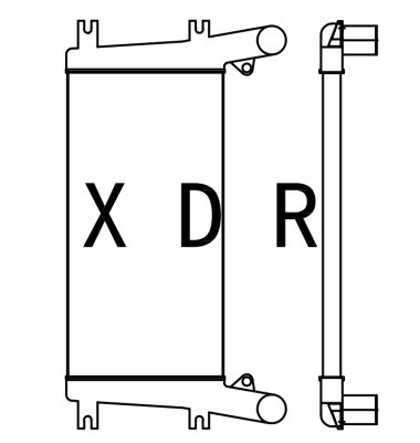 Air Radiator for Caterpillar Model:YXC345new model