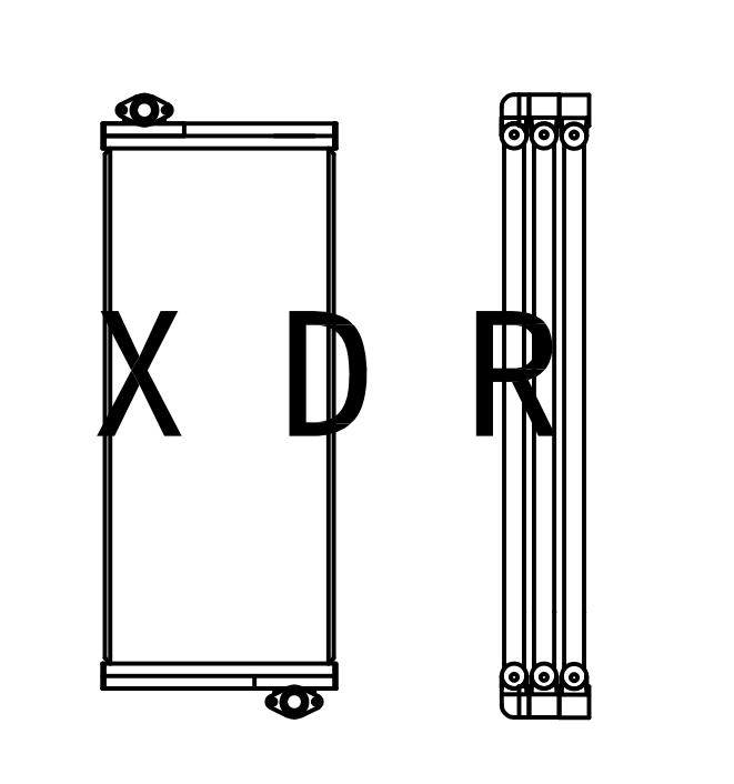 Hydraulic Oil Cooler for Excavator Kobelco350-8