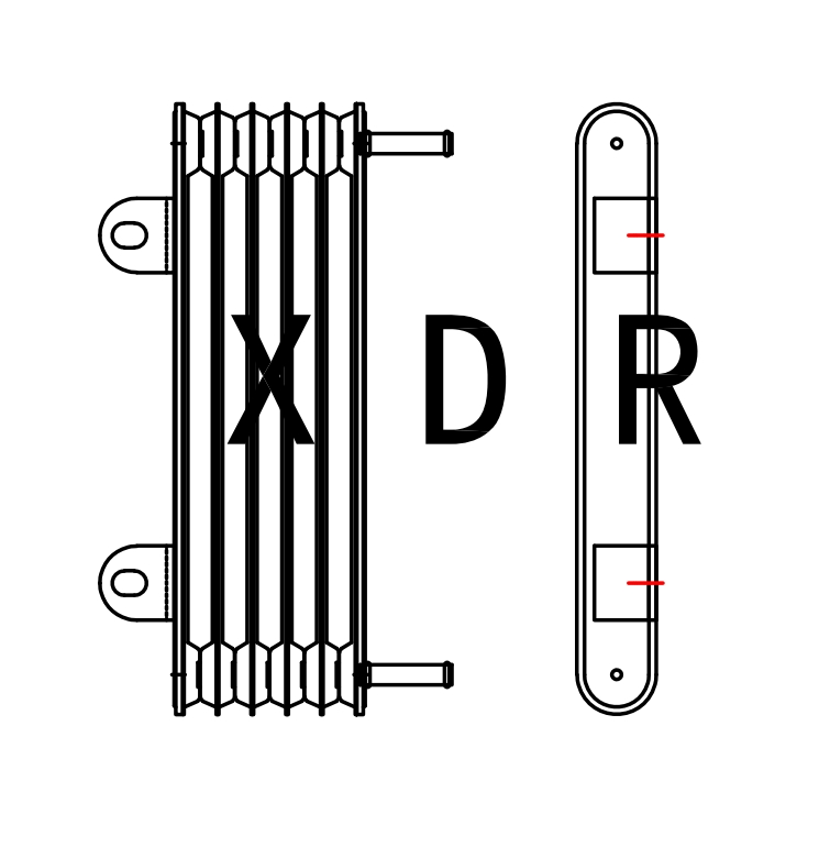 Volvo210D diesel radiator 