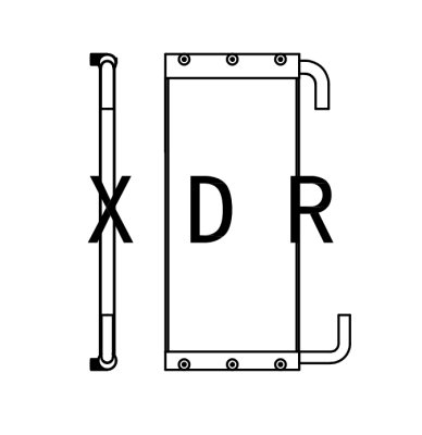 Radiator For Hitachi270-3