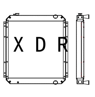 Water Radiator for Hitachi200-5