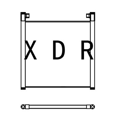Hydraulic oil radiator for Excavator Hitachi200-6