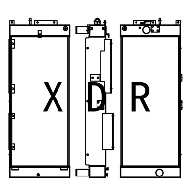 Water Radiator For Hyundai265-9