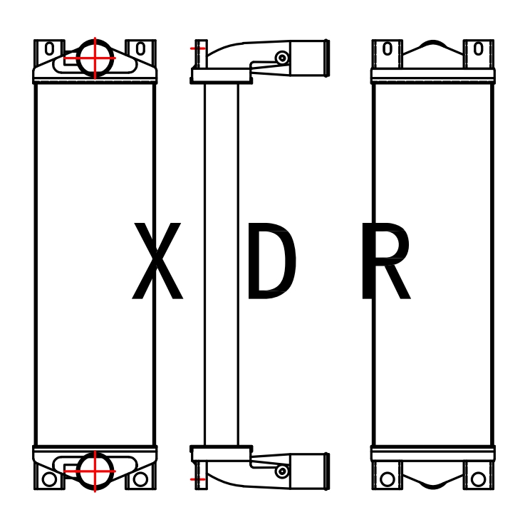 Air Radiator for Caterpillar 320GC/323