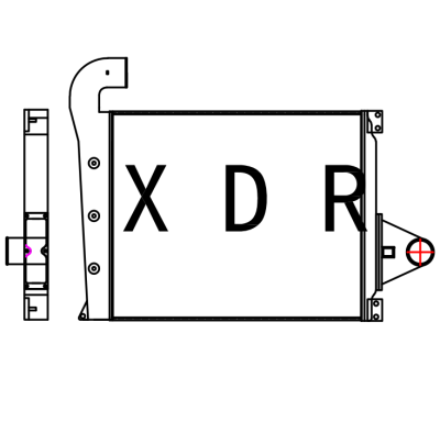 Air Radiator Compatible With Kobelco460-8