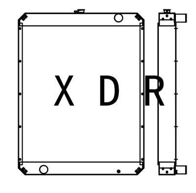 Replacement Water Radiator For Kato 1430