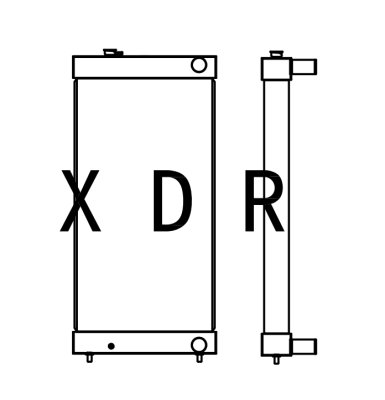   Excavator Radiator forHitachi 120