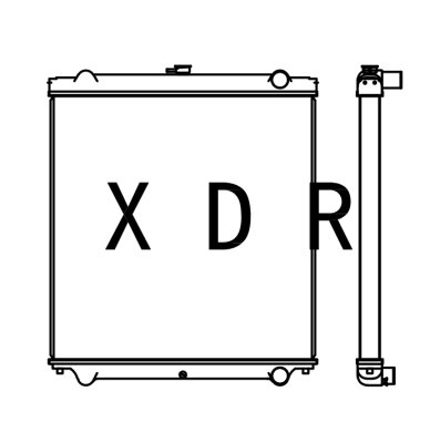 Radiator For Hitachi 230-3G