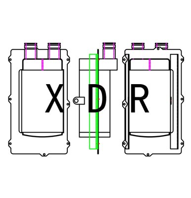 Воздушный радиатор для Caterpillar M9