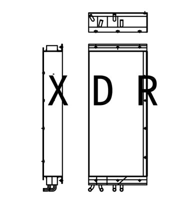 Hydraulic Oil Radiator  for Caterpillar 426