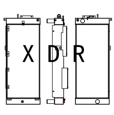 Water Radiator For Hyundai290LC-9