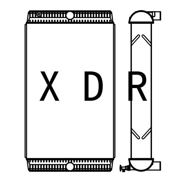 Water Radiator For Volvo360 