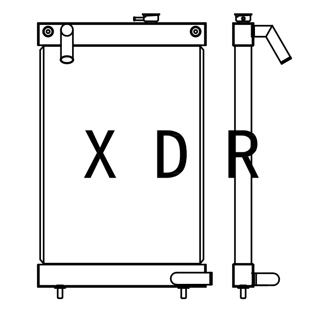 YXC60-7 water radiator,