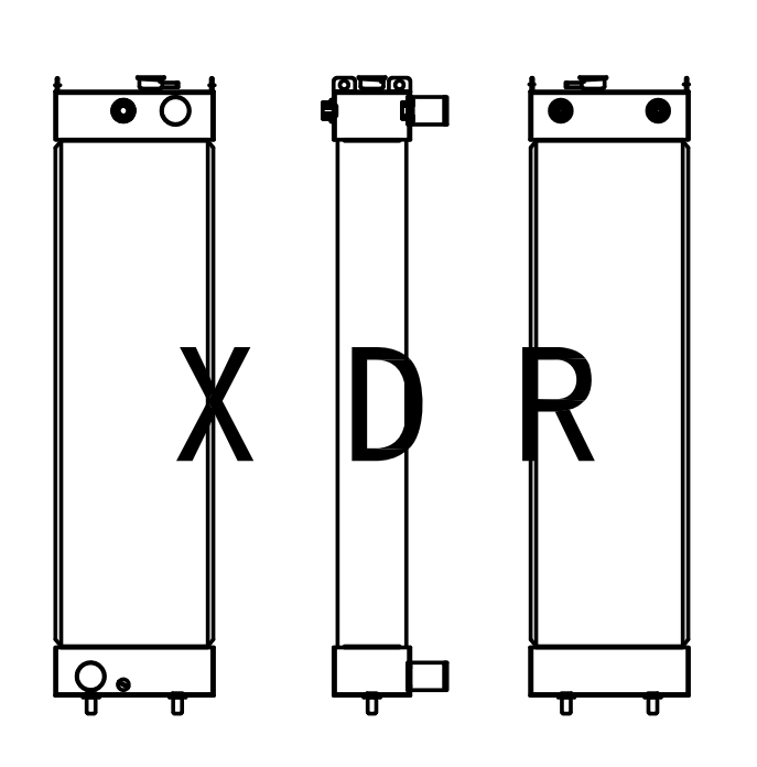 Water Radiator for Kobelco230-6
