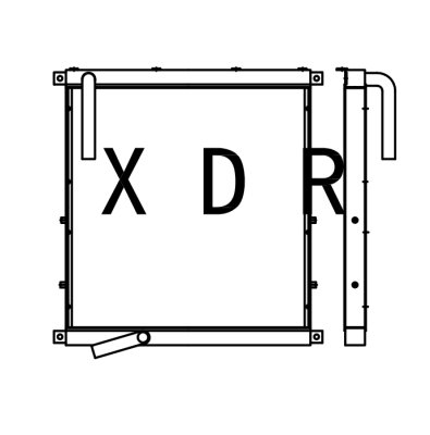 Hydraulic Oil Radiator For Hitachi300