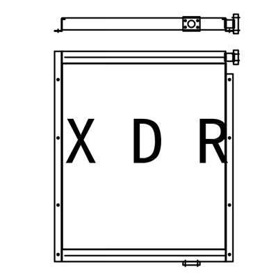 Hydraulic Oil Radiator for Excavator Hitachi450H