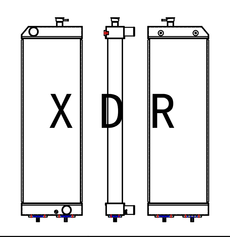 Water Radiator for Caterpillar318 