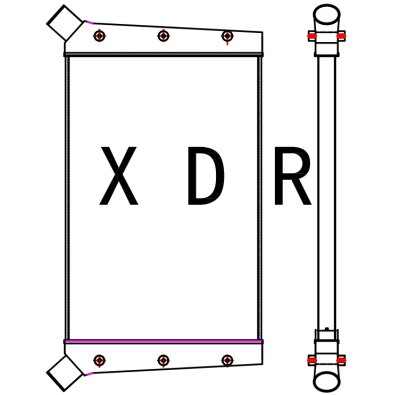 Air Radiator for Hitachi 800