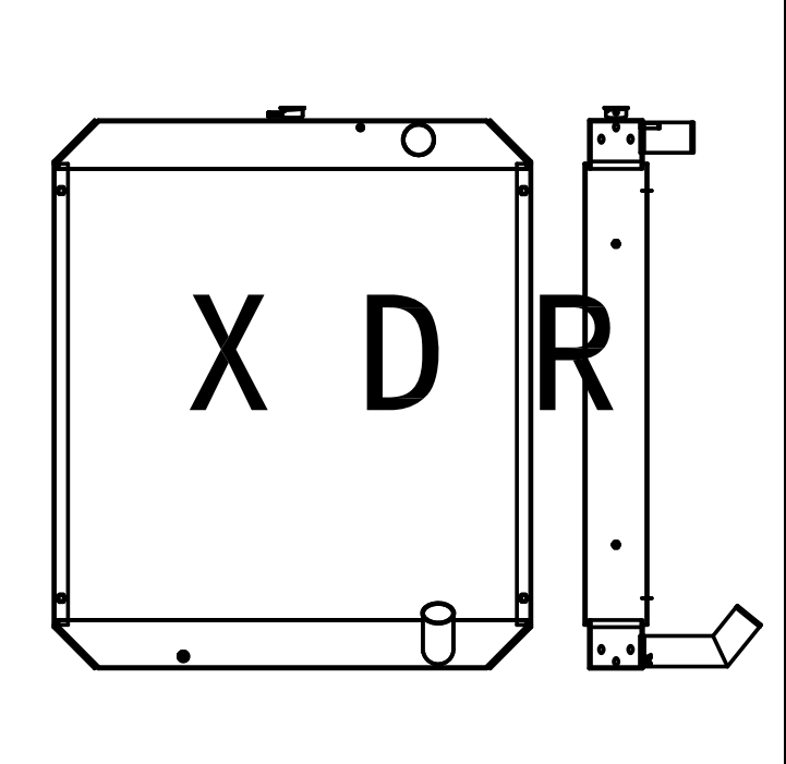 Water Radiator suitable For Hyundai335-7