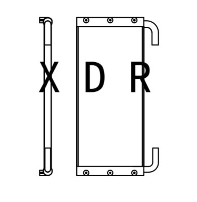 Hydraulic Oil Radiator For Excavator Hitachi270-3