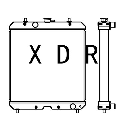 YXC163 radiator